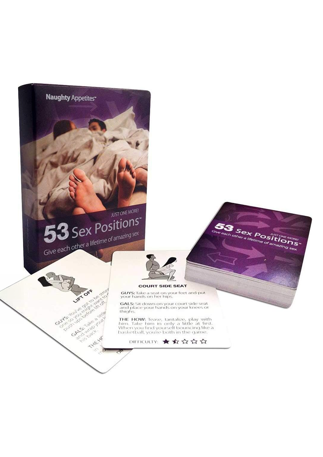 Naughty Appetites 53 Sex Postions Card Game