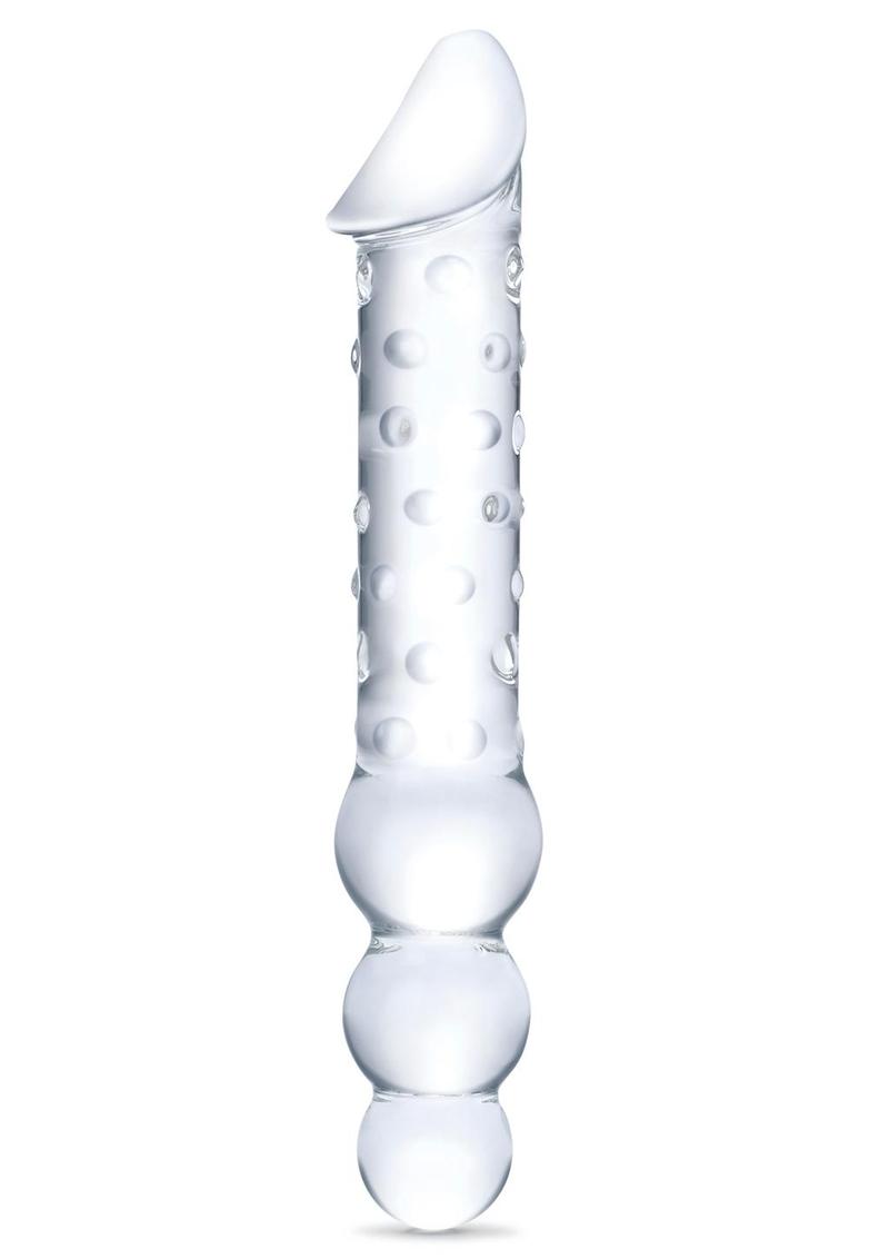 Glas Double Ended Glas Dildo with Anal Beads Bookends Glas Double Ended Glas Dildo with Anal Beads Bookends