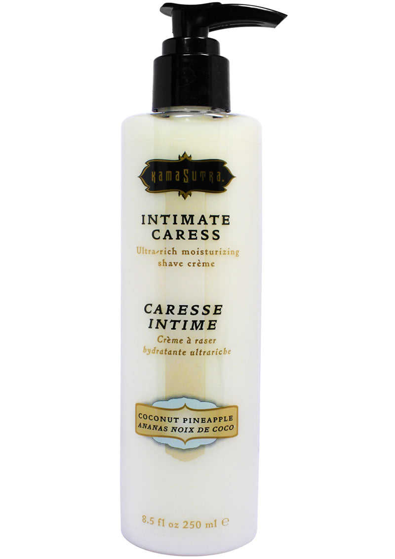 Kama Sutra Intimate Caress Shave Crème Coconut Pinepple - 8.5oz