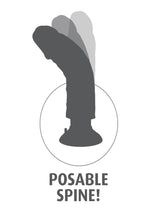 King Cock Vibrating Dildo - Flesh/Vanilla - 7in