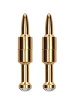 Ouch! Magnetic Nipple Clamps Diamond Pin - Gold