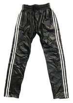 Prowler Red Leather Joggers - Black/White - Medium