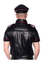 Prowler Red Police Shirt Piped - Black/Red - Small