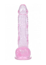 Realrock Crystal Clear Realistic Dildo with Balls