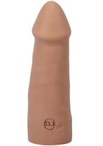 The Realistic Cock Ultraskyn Removable Vac-U-Lock Suction Cup - Caramel - 5in