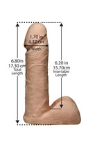 Vac-U-Lock Ultraskyn Cock with Ultra Harness