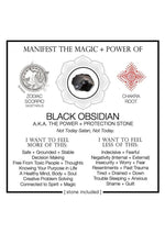 Warm Human Black Obsidian