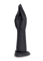 B-Vibe Vibrating Silicone Fisting Dildo - Chocolate