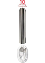 Dickboy Vibes Rechargeable Silicone Multi Speed Dildo - Vanilla - 6in