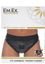 Em.Ex. Fit Harness Corset - Black - XXLarge