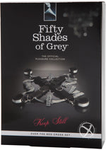 Fifty Shades Of Grey Keep Still Over The Bed Cross Restraint - Silver