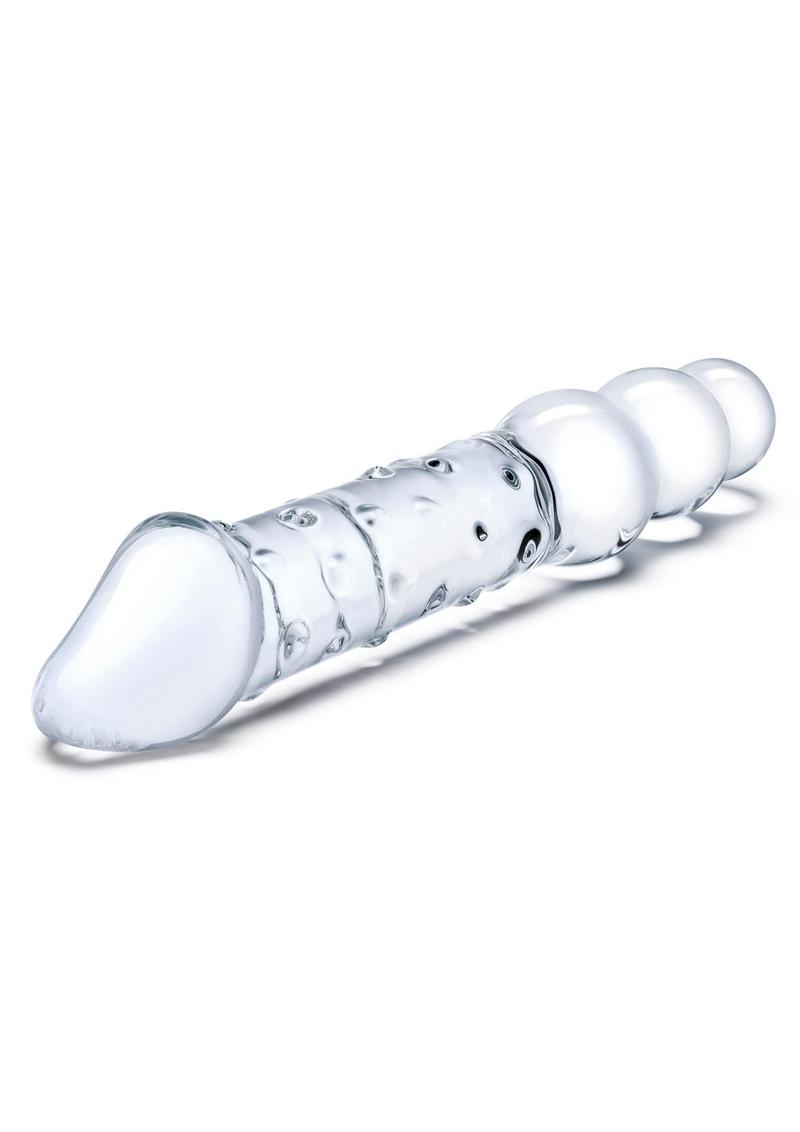 Glas Double Ended Glas Dildo with Anal Beads– Bookends