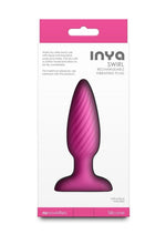 Inya Swirl Rechargeable Silicone Ribbed Anal Plug