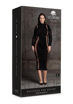 Le Desir Shade Carme Xi Dress with Turtleneck - Black - Queen