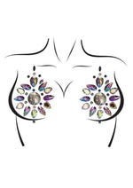 Leg Avenue Cressida Nipple Jewels Stickers (2 Packets - Multicolor