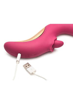 Lickgasm Tease and Please Rechargeable Silicone Thrusting and Licking Vibrator