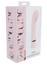 Loveline Divine 10 Function Rechargeable Silicone Ribbed G-Spot Vibrator - Pink