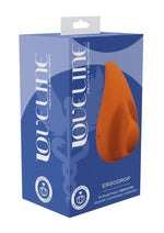 Loveline Ergodrop 10 Function Rechargeable Silicone Vibrator - Orange