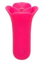 Naughty Bits Lily Licker Mini Flower Flicker Rechargeable Silicone Vibrator - Pink