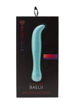 Nu Sensuelle Baelii Xlr8 Rechargeable Silicone G-Spot Vibrator - Blue/Electric Blue