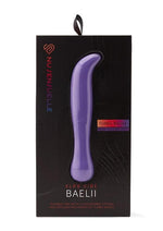 Nu Sensuelle Baelii Xlr8 Rechargeable Silicone G-Spot Vibrator - Purple/Ultra Violet