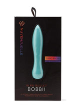 Nu Sensuelle Bobbii Xlr8 Rechargeable Silicone Vibrator - Blue/Electric Blue