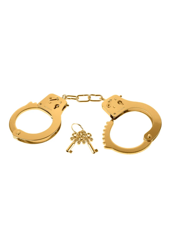 Fetish Fantasy Gold Metal Cuffs