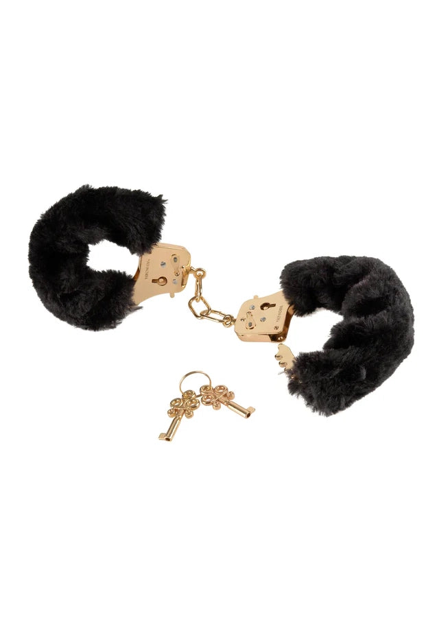 Fetish Fantasy Gold Deluxe Furry Cuffs