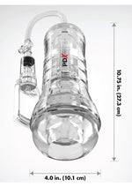 Pdx Elite Viewtube Vac XXL Pump See-Thru EZ-Grip Pump Stroker - General Orifice