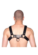 Prowler Red Butch Harness - Black/Silver - Large
