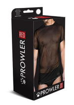 Prowler Red Mesh Tee Shirt - Black - Medium