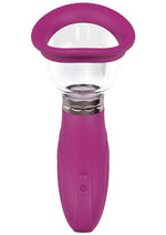 Pumped Delightful Automatic 5 Speed Silicone Rechargeable Vulva Clitoral Nipple and Breast Pump - Pink