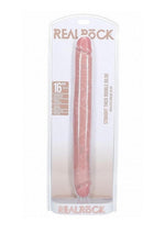 Realrock Realistic Skin Thick Double Ended Dong - Vanilla - 16in