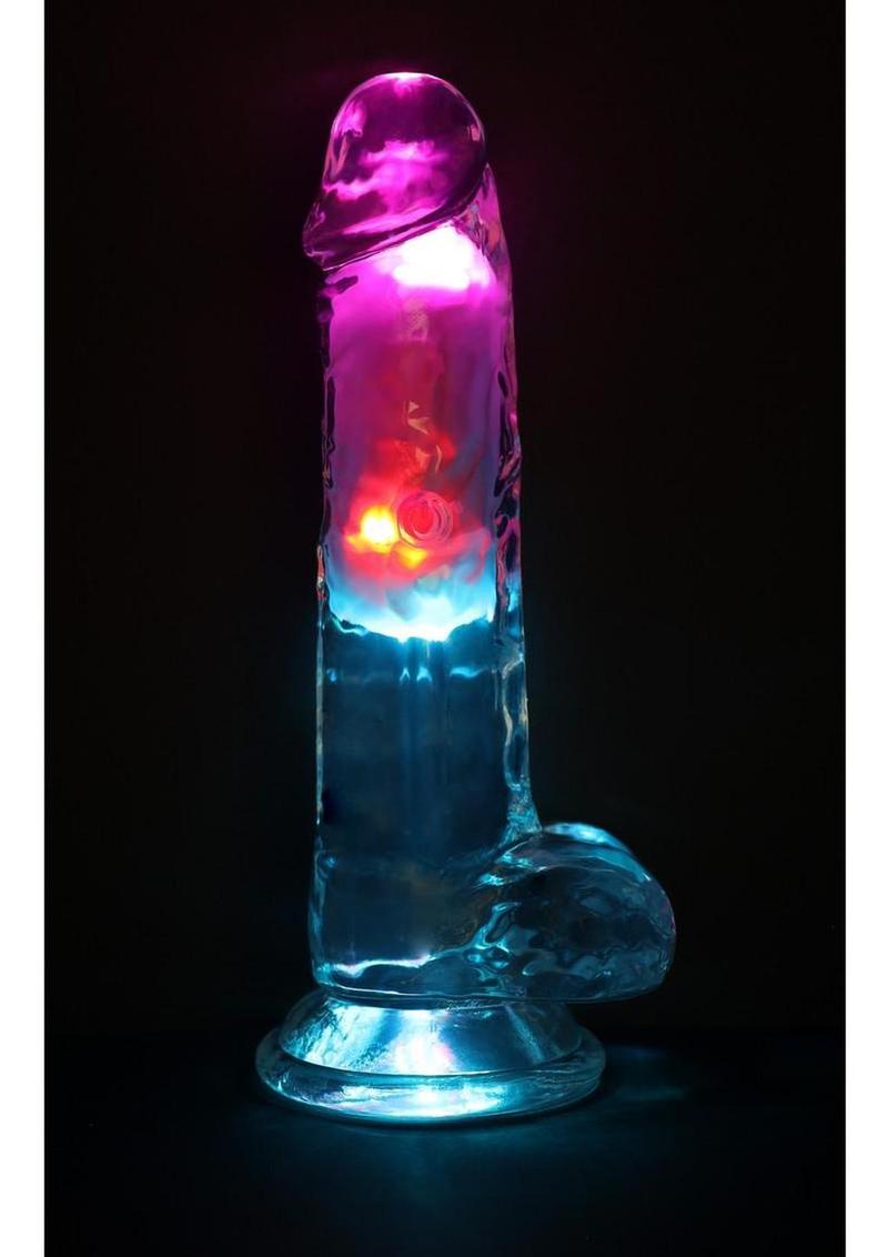 Realrock Vibrating Led Wireless Rechargeable Remote Control Cock with Balls