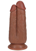 Realrock Ultra Realistic Skin Two In One - Caramel - 5in/6in