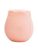Skins Rose Buddies Rose Purrz Rechargeable Silicone Clitoral Vibrator - Beige