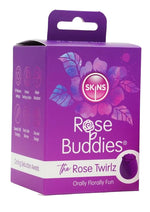 Skins Rose Buddies Rose Twirtz Rechargeable Silicone Clitoral Vibrator - Purple