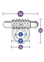 Stay Hard Vibrating Super Clitifier Cock Ring with Bullet