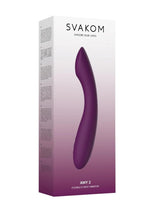 Svakom Amy 2 Rechargeable Silicone Vibrator - Purple/Violet