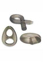 The 9's - Phat Rings Smoke 2, Chunky Cock Rings - Smoke