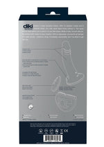 Vedo Diki Rechargeable Silicone Vibrating Dildo with Harness and Remote Control - Just