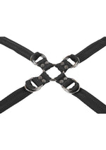 Velvet Noir Adjustable Hog Tie and Cuff