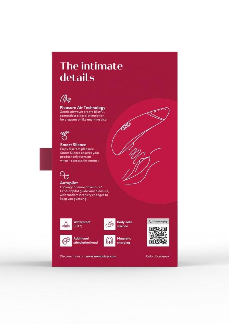 Womanizer Premium 2 Rechargeable Silicone Clitoral Stimulator