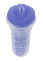 Zero Tolerance Pop On The Glow Pussy Stroker - Glow In The Dark/Purple